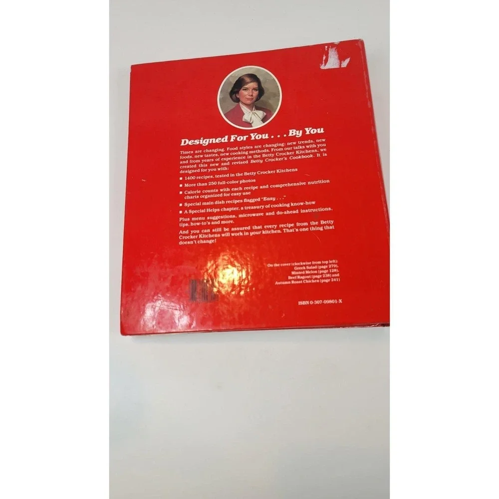 Betty Crocker's‎ Cookbook New & Revised 5 Ring Binder 1989 7th Printing Vintage